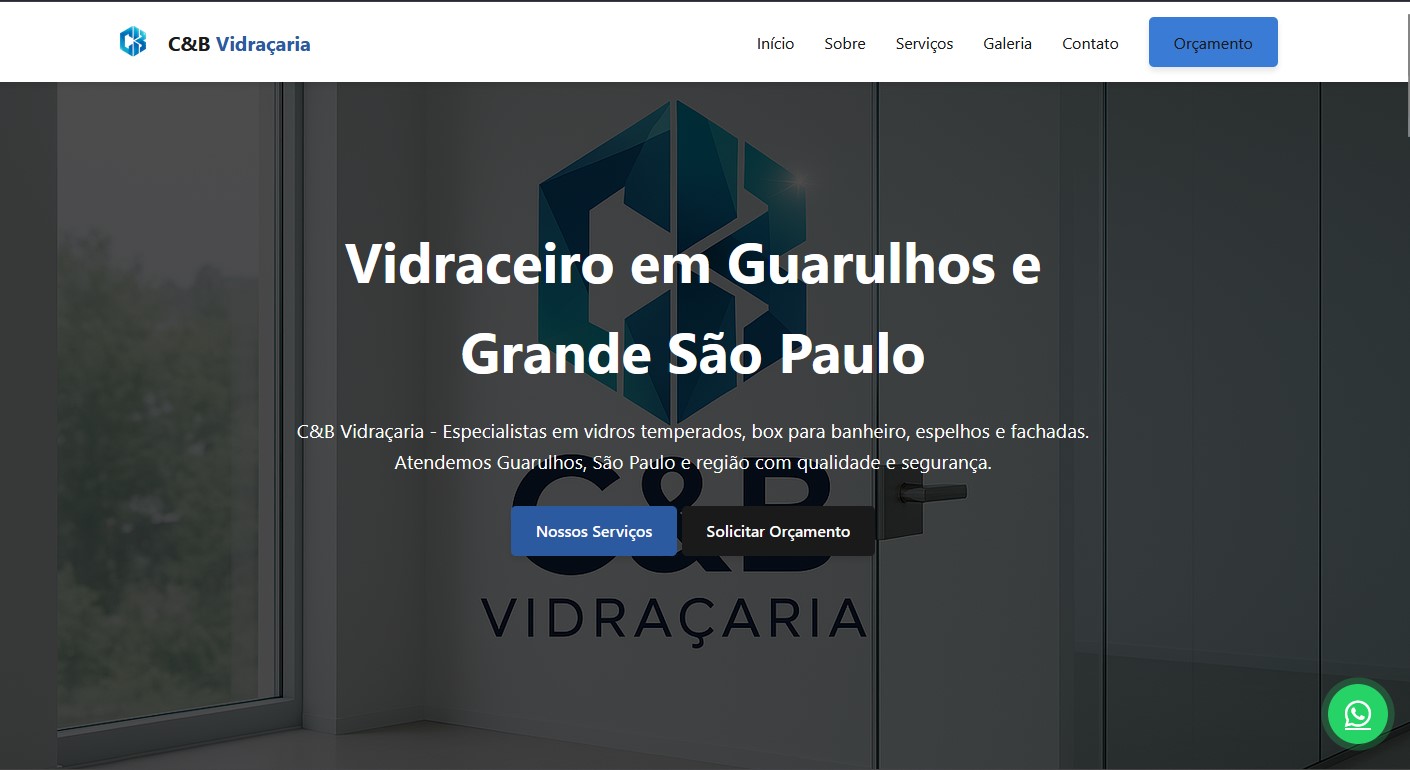 Print do site pessoal