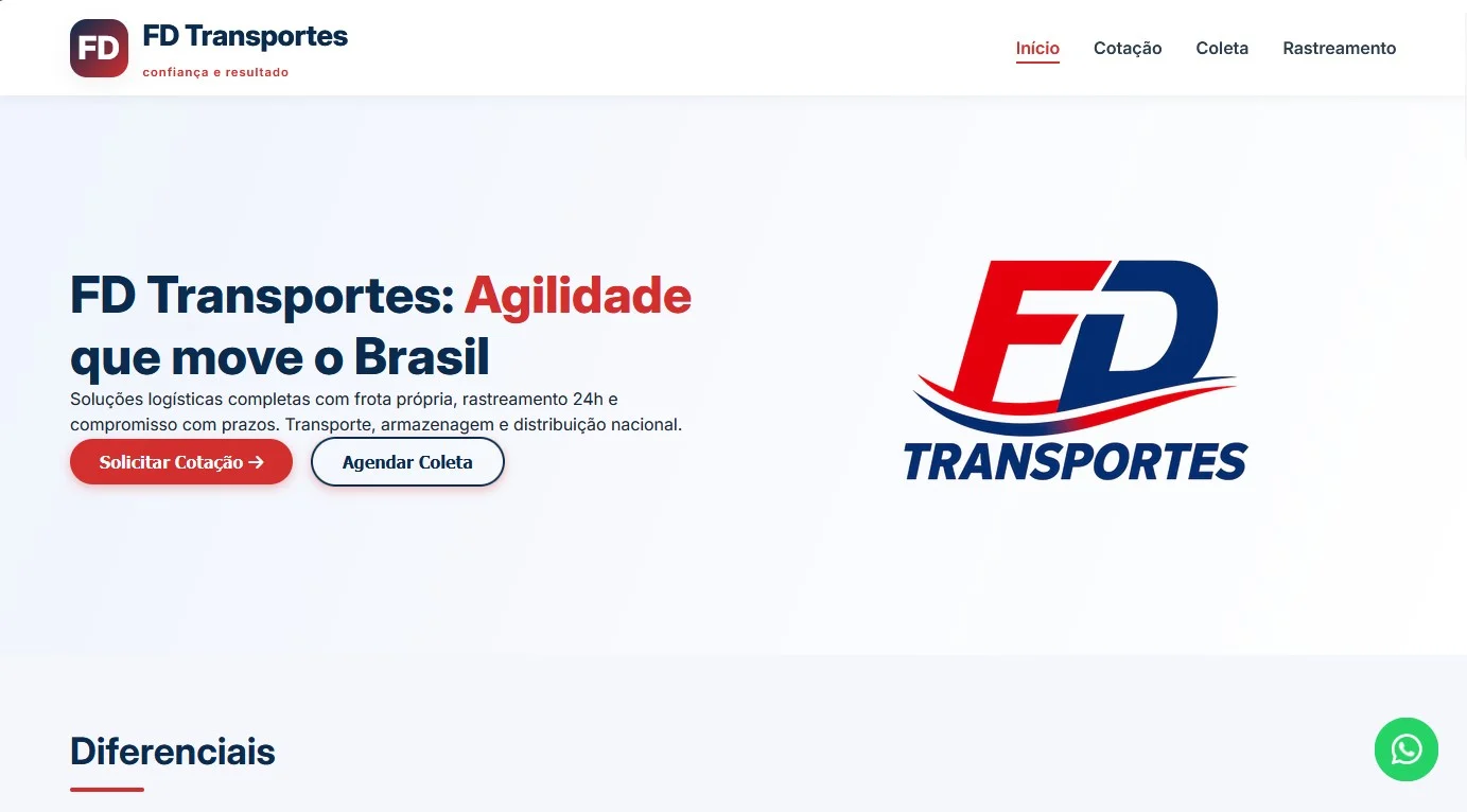 Site FD Transportes