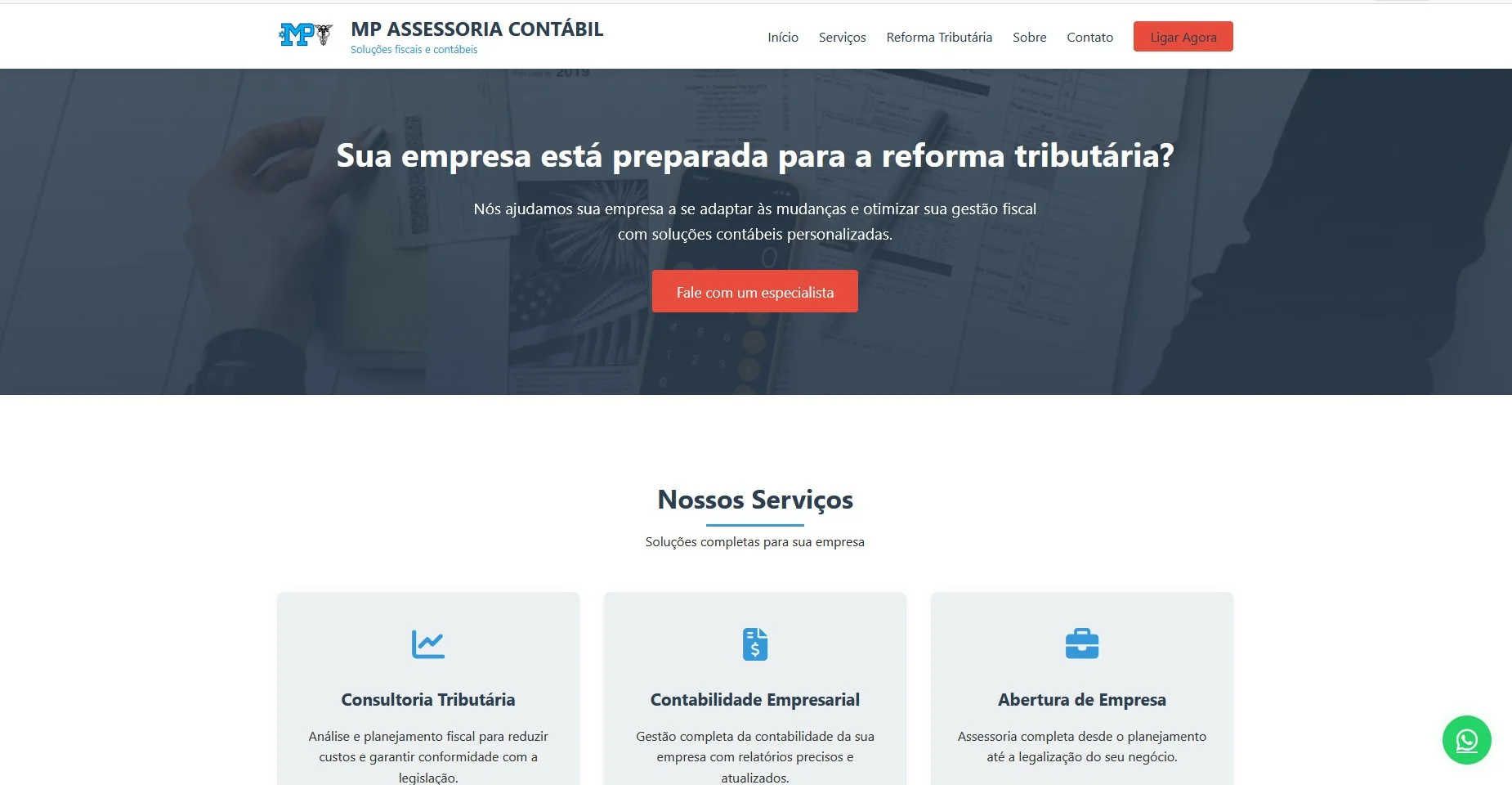 Site Michel Puca Contabilidade